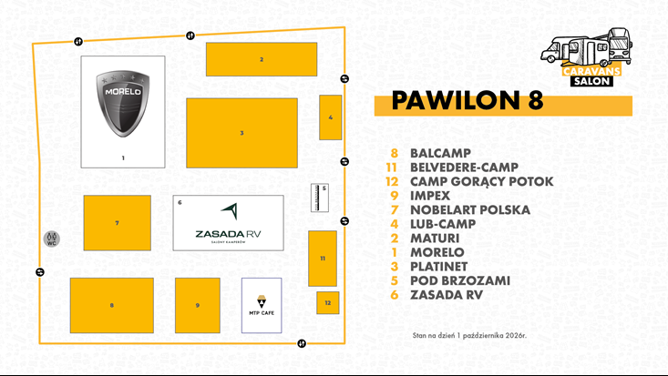 Plan ekspozycji Pawilon 8